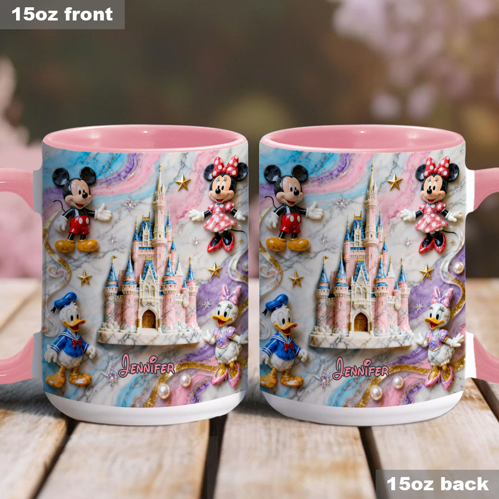 Magical Friends - Personalized Mouse Accent Mug & Coaster