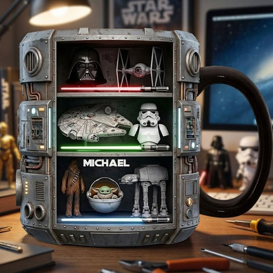 The Force - Personalized The Force Accent Mug & Coaster
