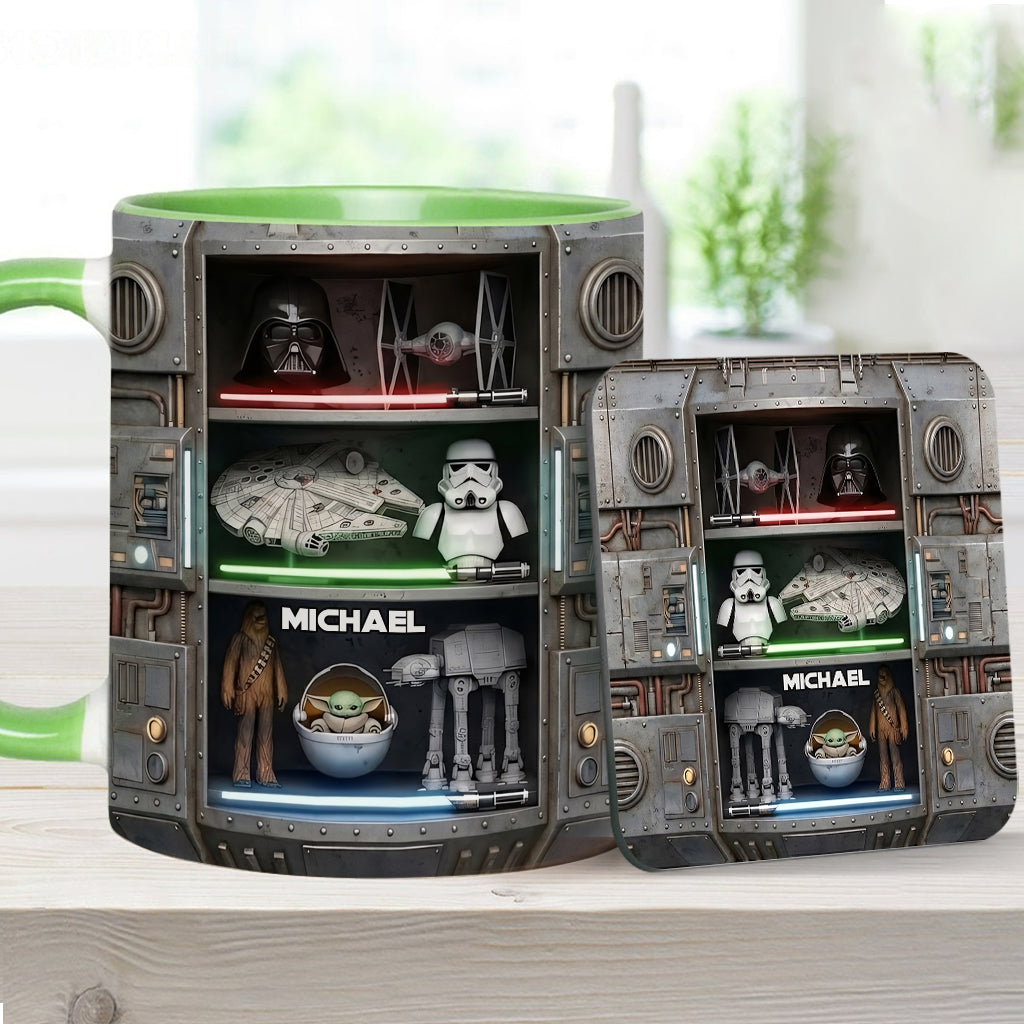 The Force - Personalized The Force Accent Mug & Coaster