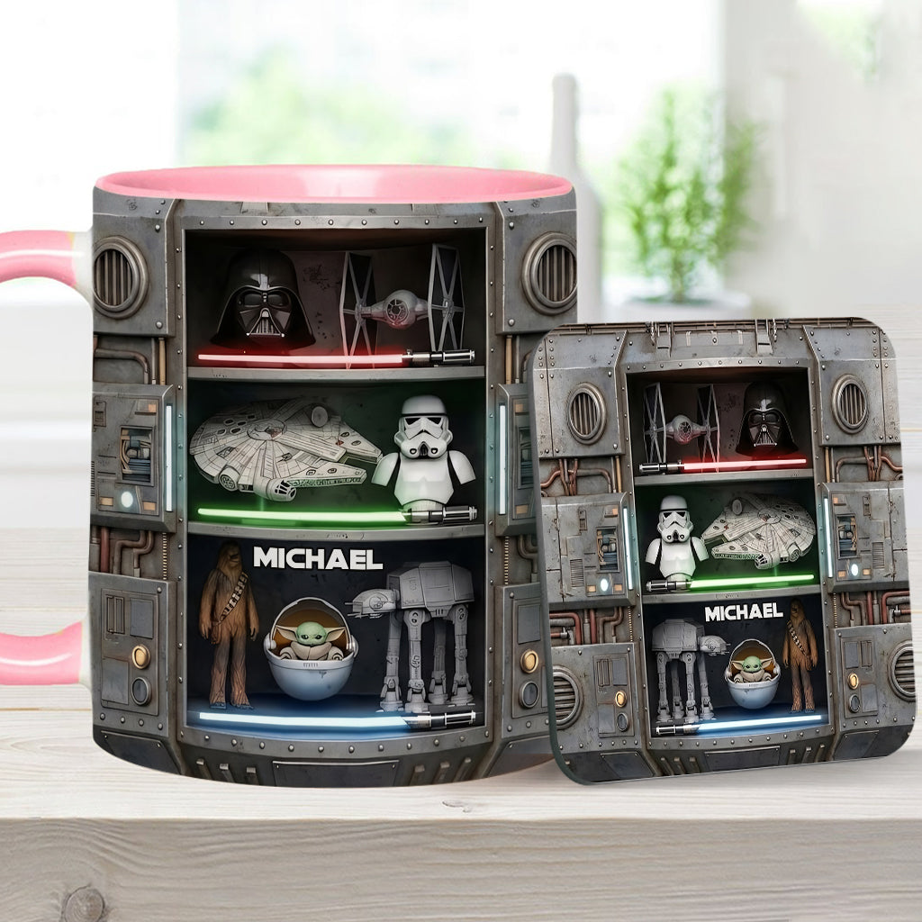 The Force - Personalized The Force Accent Mug & Coaster