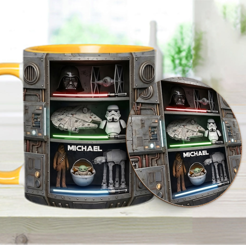 The Force - Personalized The Force Accent Mug & Coaster
