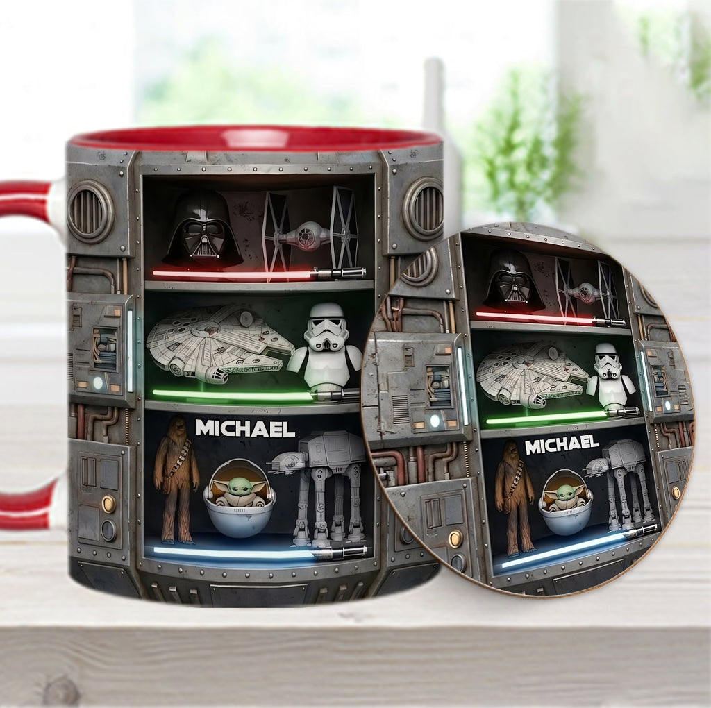 The Force - Personalized The Force Accent Mug & Coaster