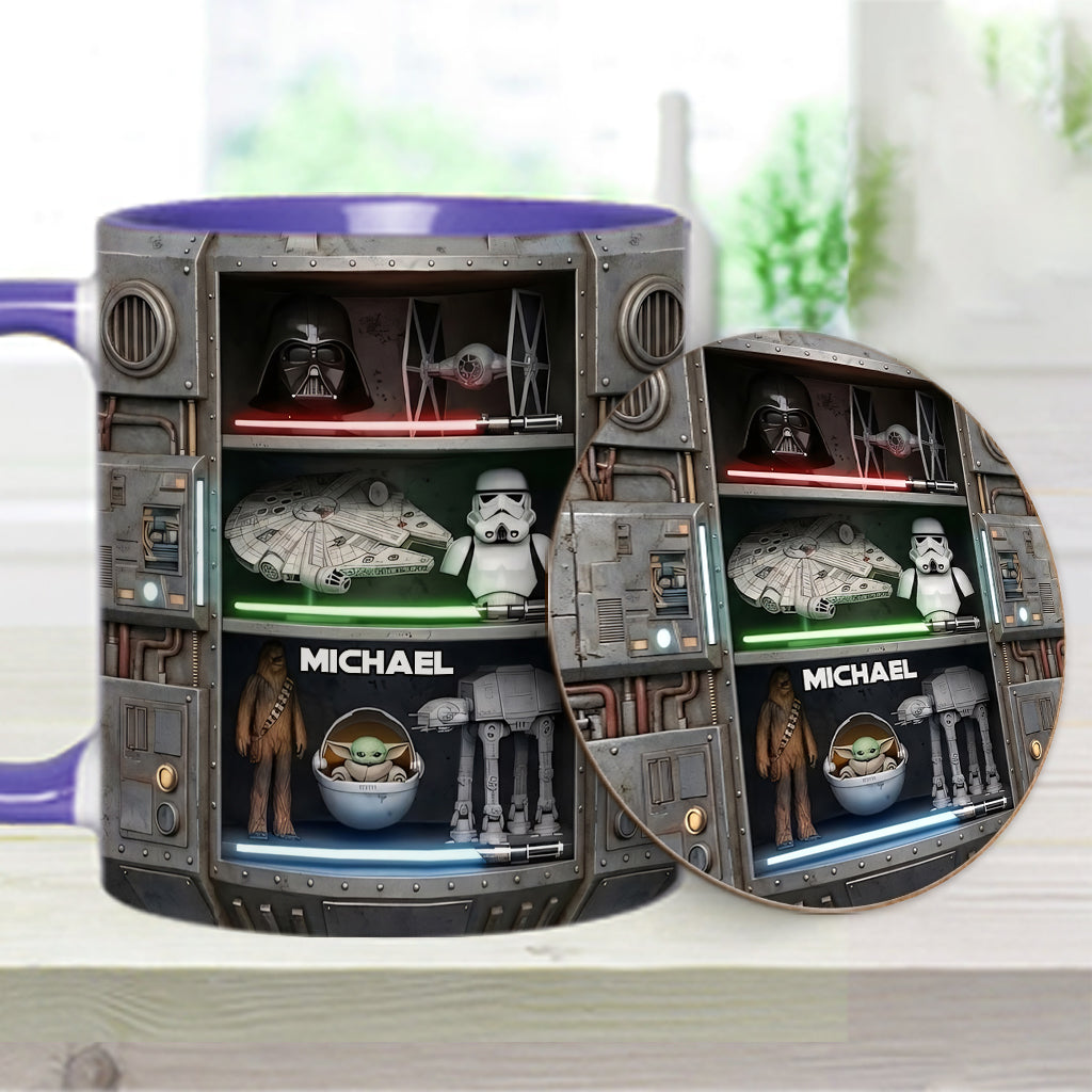 The Force - Personalized The Force Accent Mug & Coaster