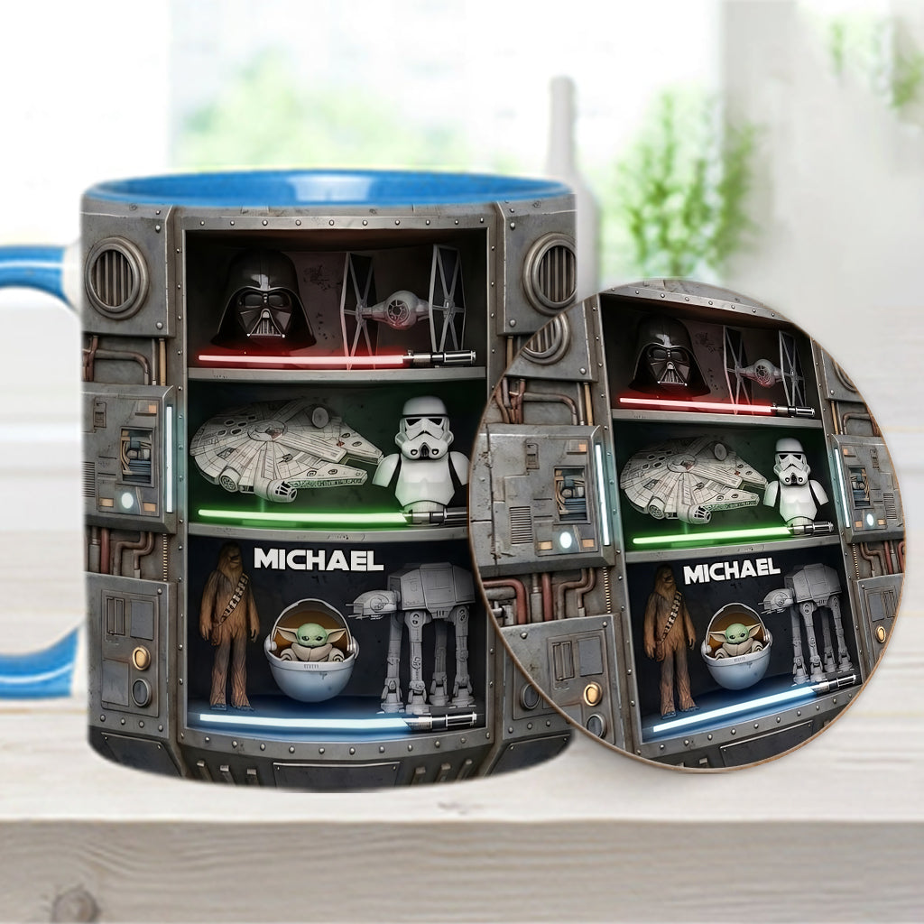 The Force - Personalized The Force Accent Mug & Coaster