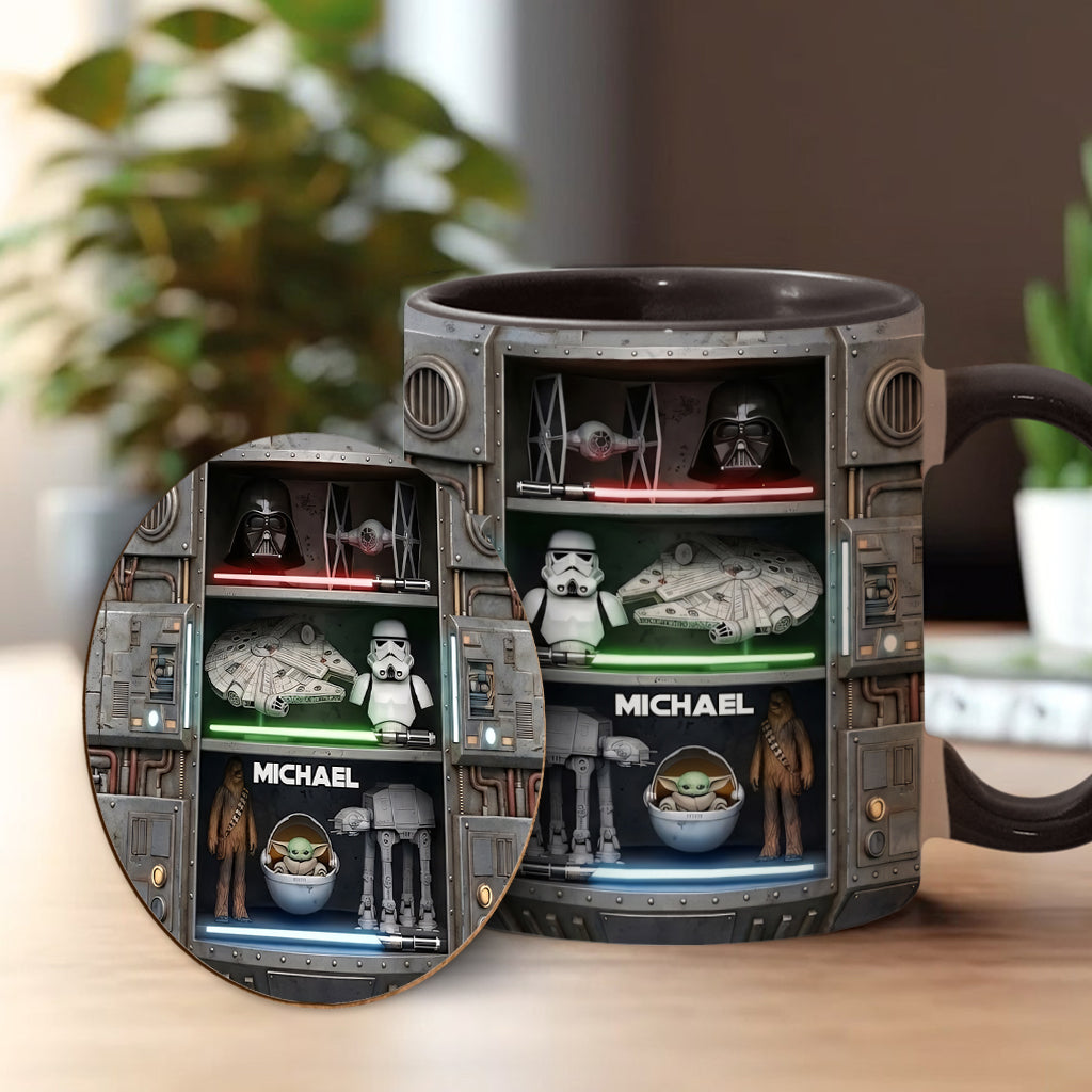 The Force - Personalized The Force Accent Mug & Coaster