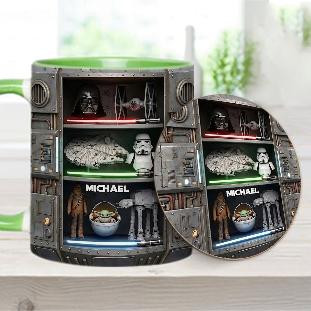The Force - Personalized The Force Accent Mug & Coaster