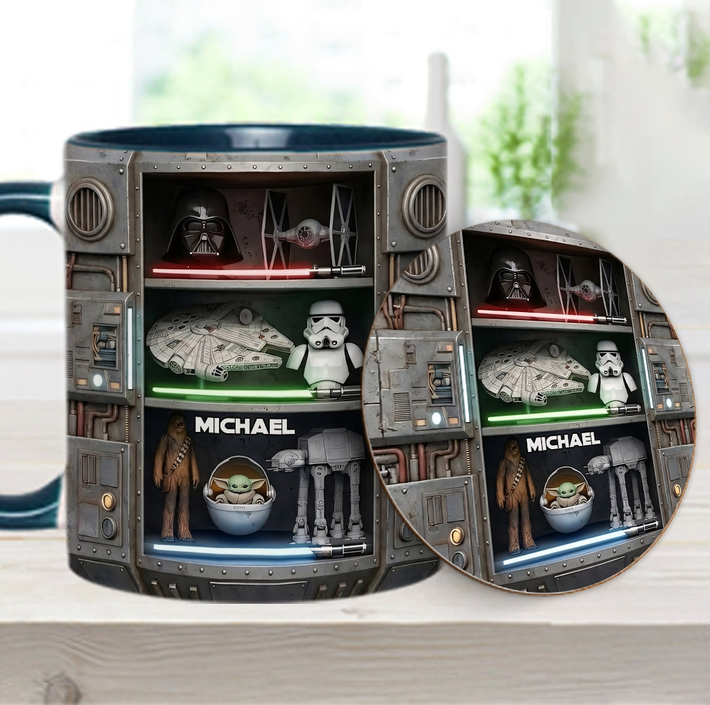 The Force - Personalized The Force Accent Mug & Coaster