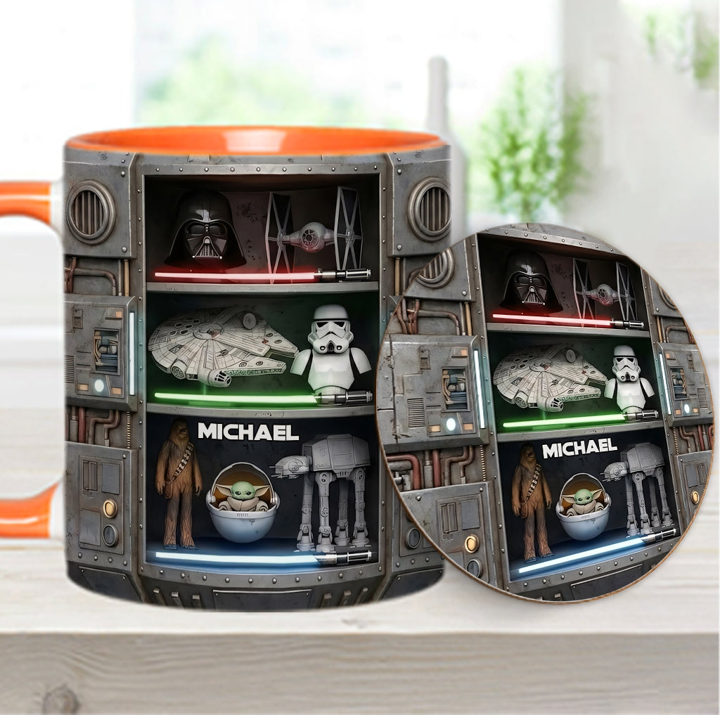 The Force - Personalized The Force Accent Mug & Coaster