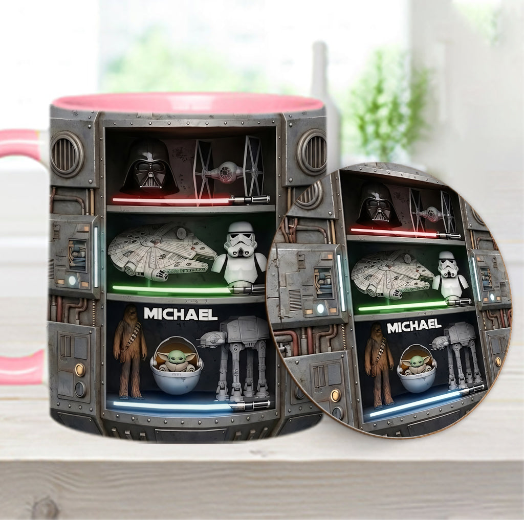 The Force - Personalized The Force Accent Mug & Coaster