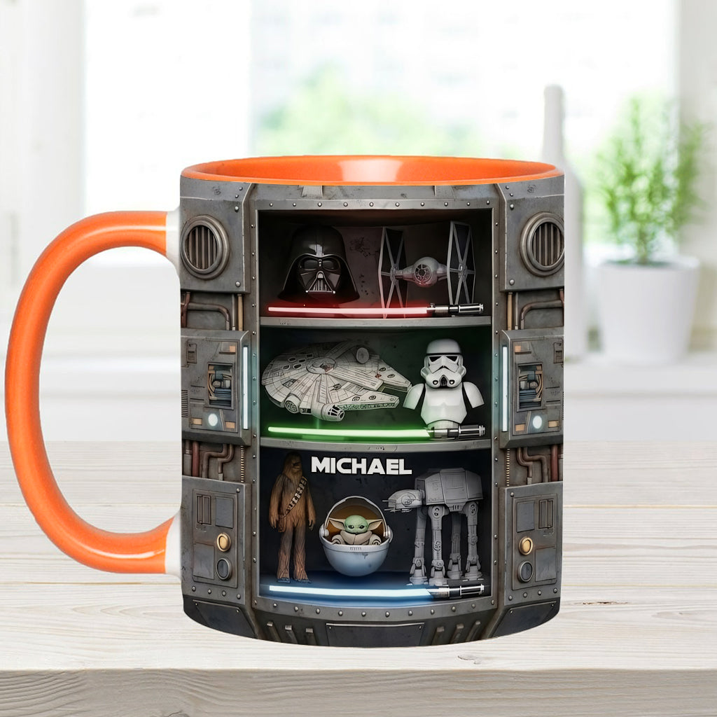 The Force - Personalized The Force Accent Mug & Coaster