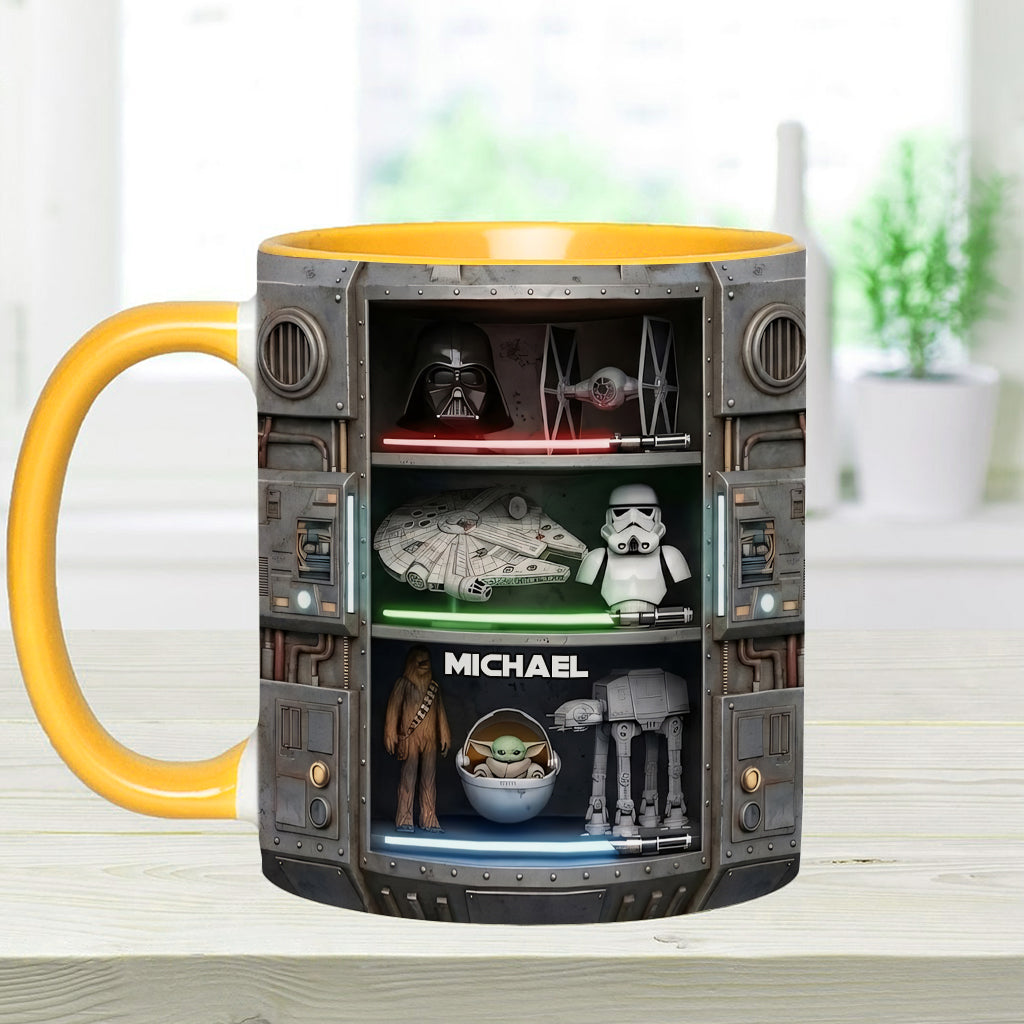 The Force - Personalized The Force Accent Mug & Coaster