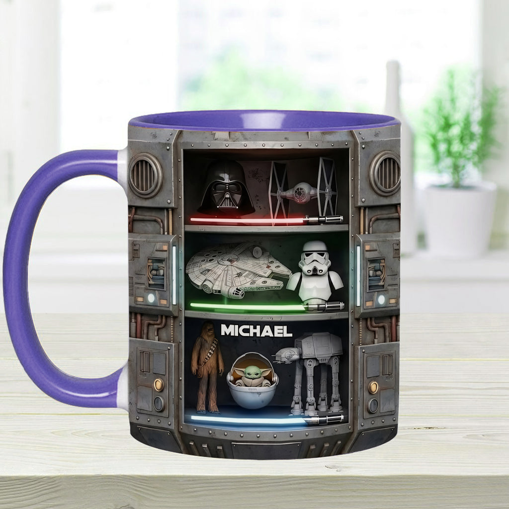 The Force - Personalized The Force Accent Mug & Coaster