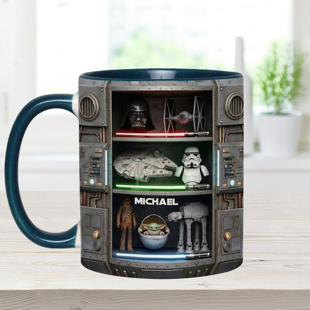 The Force - Personalized The Force Accent Mug & Coaster
