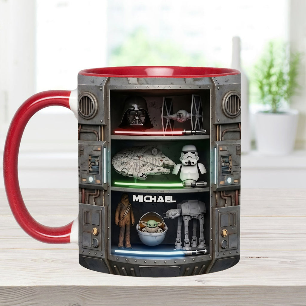 The Force - Personalized The Force Accent Mug & Coaster