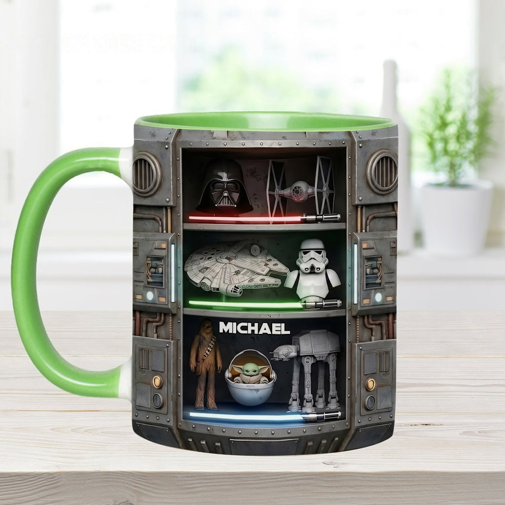 The Force - Personalized The Force Accent Mug & Coaster
