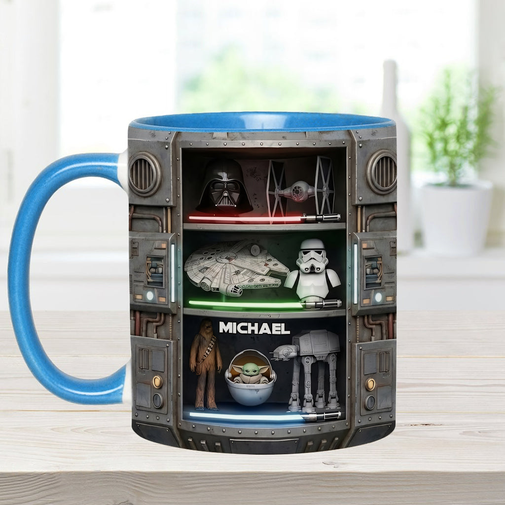 The Force - Personalized The Force Accent Mug & Coaster