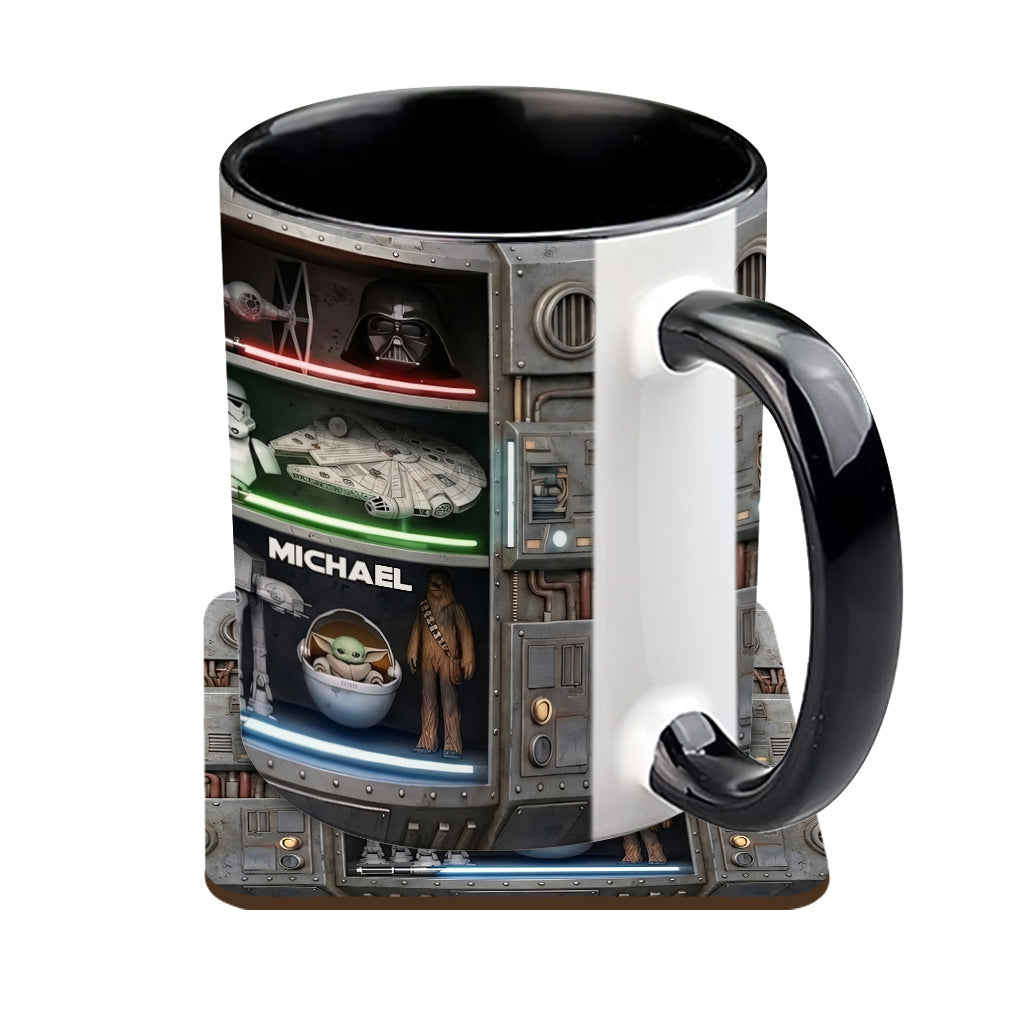 The Force - Personalized The Force Accent Mug & Coaster
