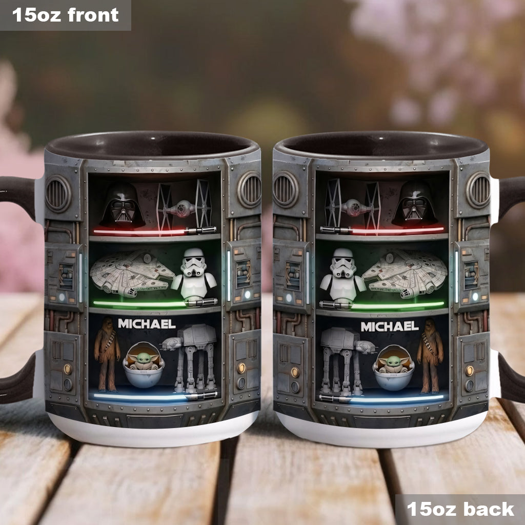 The Force - Personalized The Force Accent Mug & Coaster