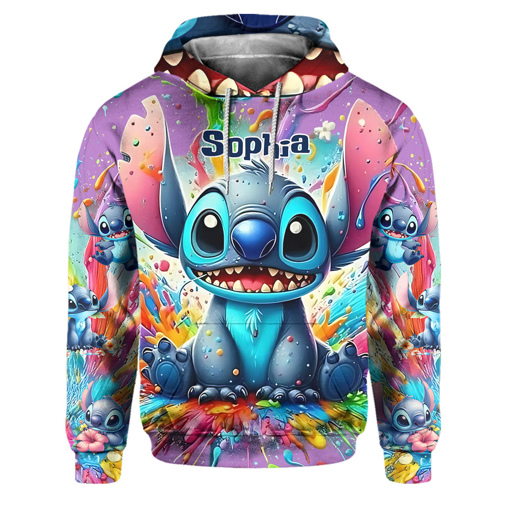 Colorful Ohana - Personalized Ohana Hoodie and Sweatpants