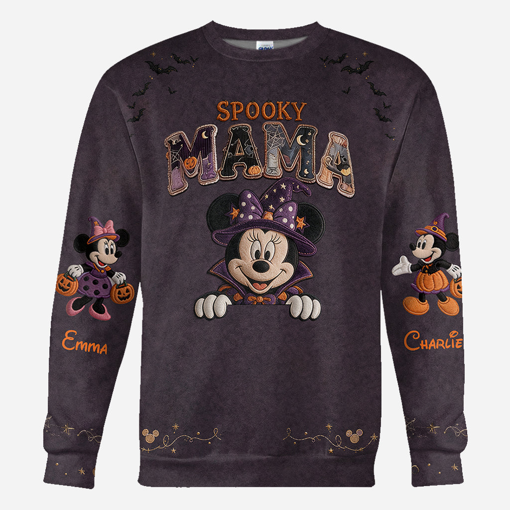 Spooky Mama - Personalized Mouse All Over Shirt
