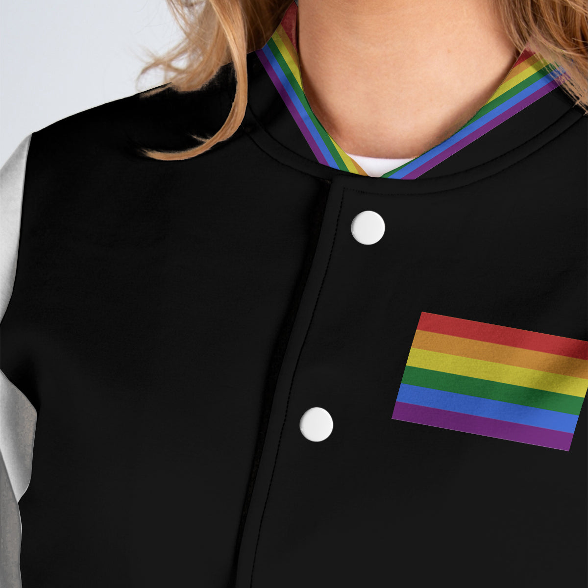 May The Pride Be With You - Personalized LGBT Support Varsity Jacket