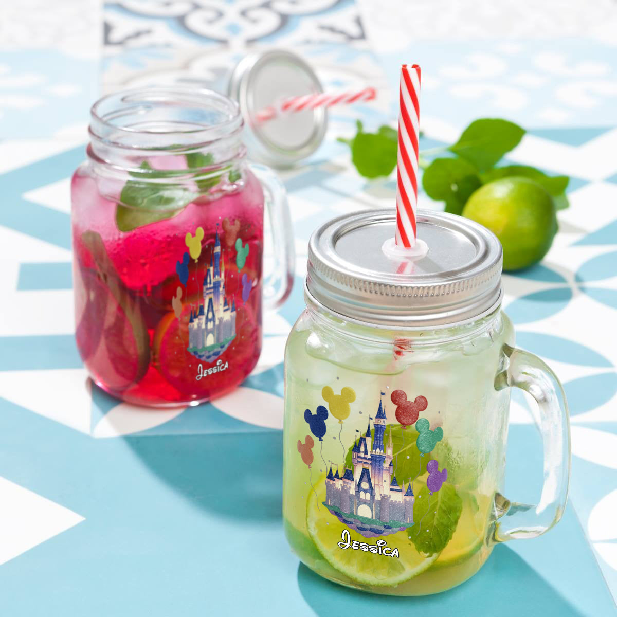 The Magical Castle - Personalized Mouse Mason Jar Cup