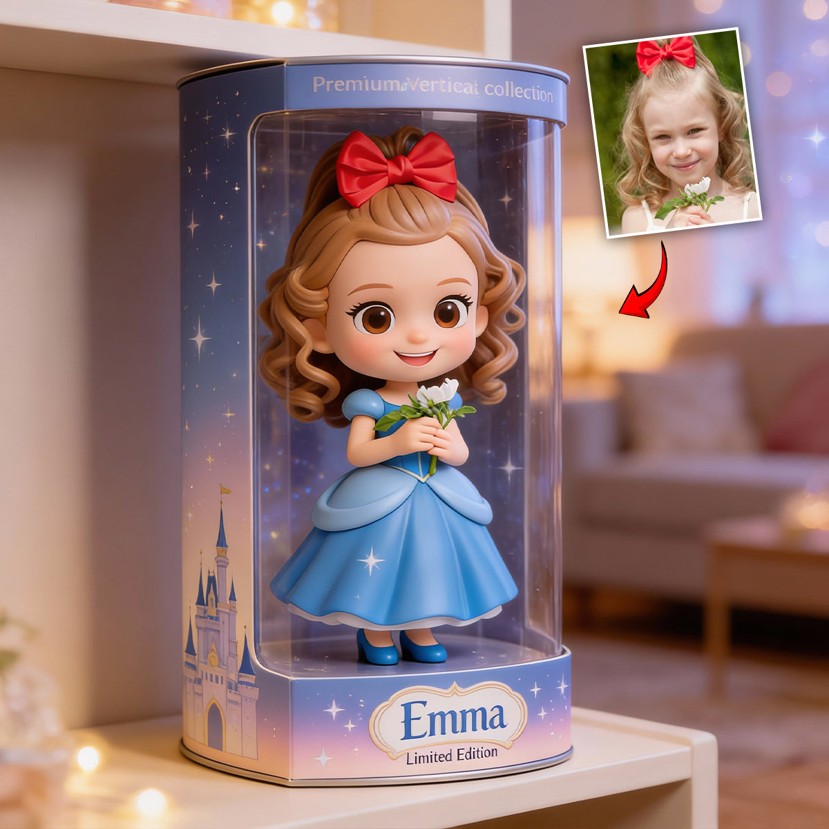 Fairytale Dress-Up - Personalized Mouse Custom Shaped Acrylic Plaque