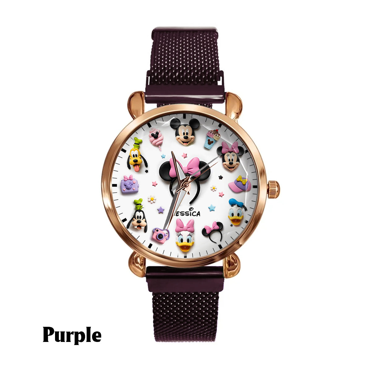 Magical World - Personalized Mouse Women Hand Watch
