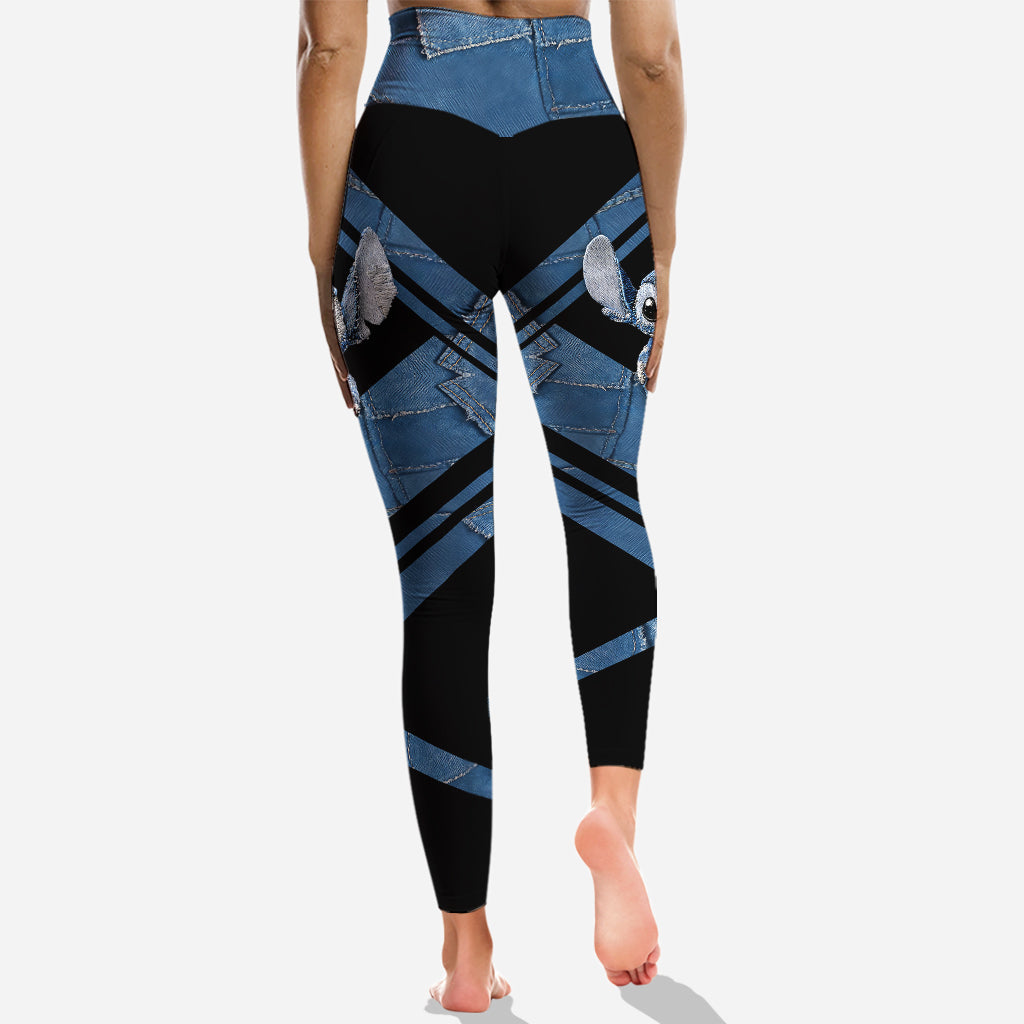 Just A Girl Who Loves Monster - Personalized Ohana Hoodie and Leggings