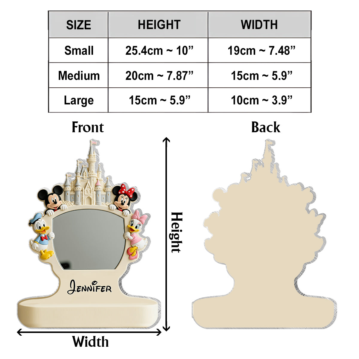 Friends - Personalized Mouse Desk Mirror