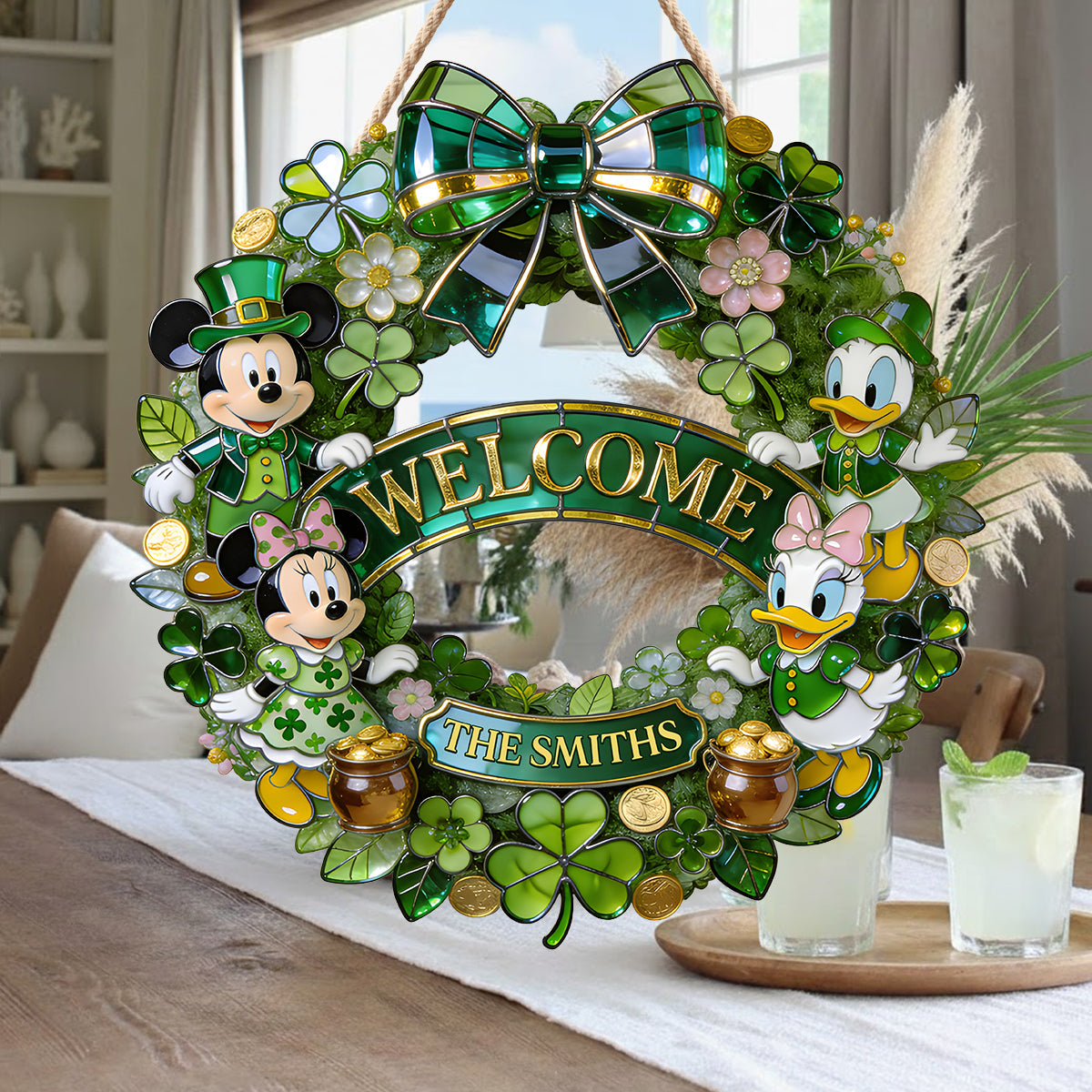 Lucky Friends - Personalized Mouse LED Light Acrylic Sign