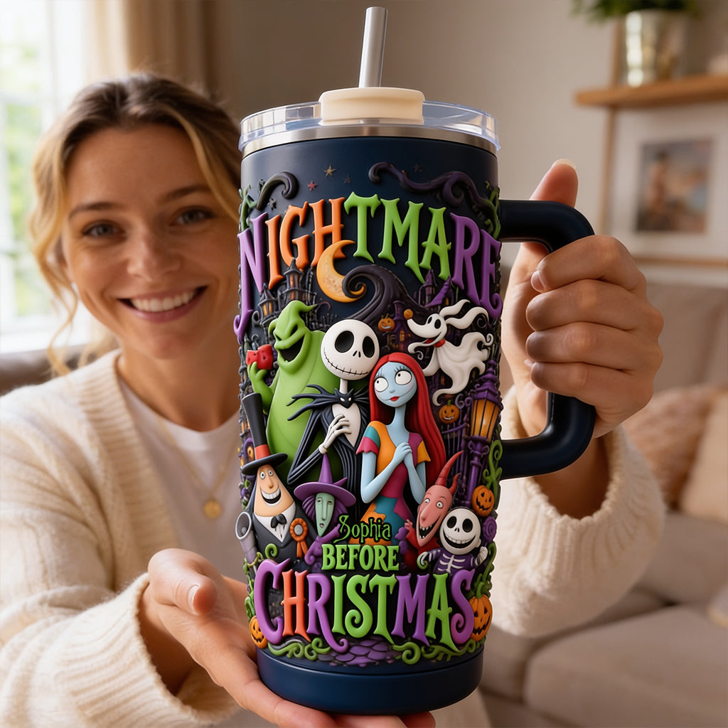 The Nightmare - Personalized Nightmare Tumbler With Handle