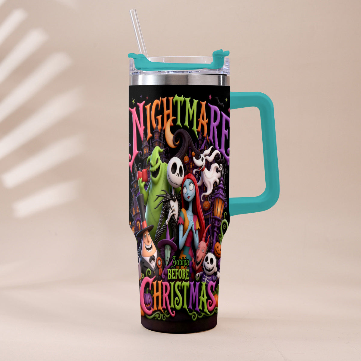 The Nightmare - Personalized Nightmare Tumbler With Handle