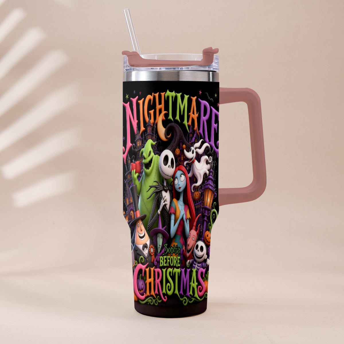 The Nightmare - Personalized Nightmare Tumbler With Handle