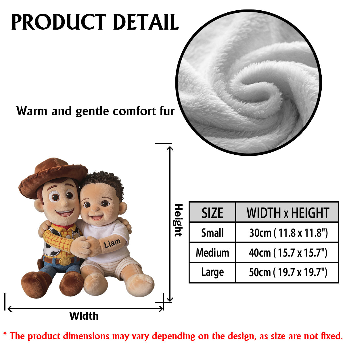 Galaxy And Western Buddy Toy - Personalized Movie For Kids Premium Faux Fur Pillow