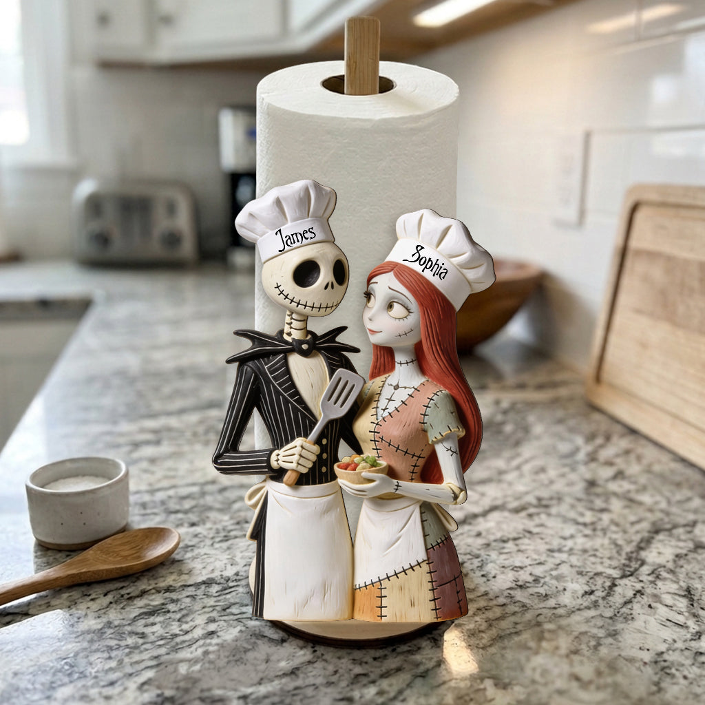 You & Me Perfect Couple Gift - Personalized Nightmare Paper Towel Stand