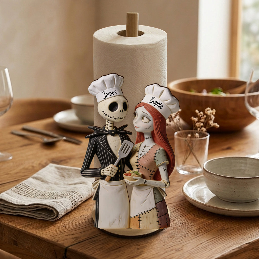 You & Me Perfect Couple Gift - Personalized Nightmare Paper Towel Stand