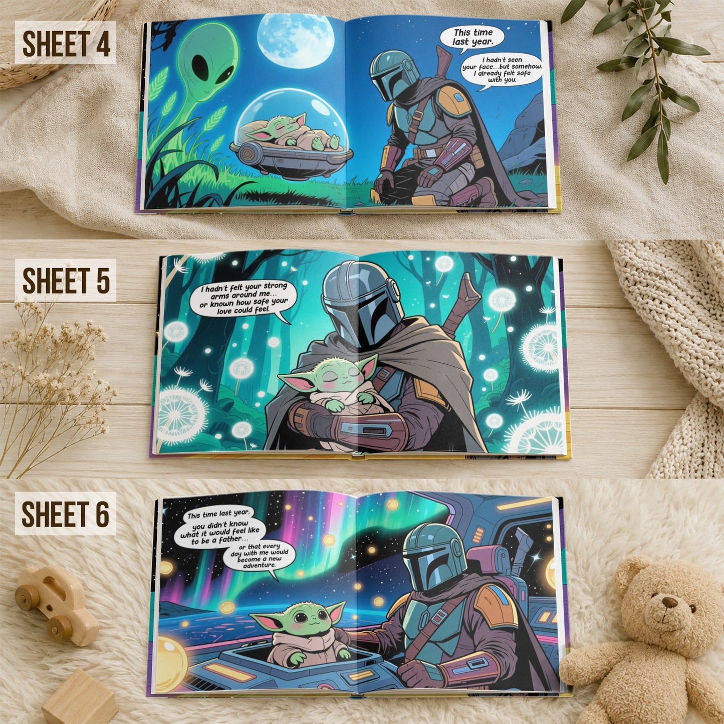 Our First Father's Day Together - Personalized The Force Storybook
