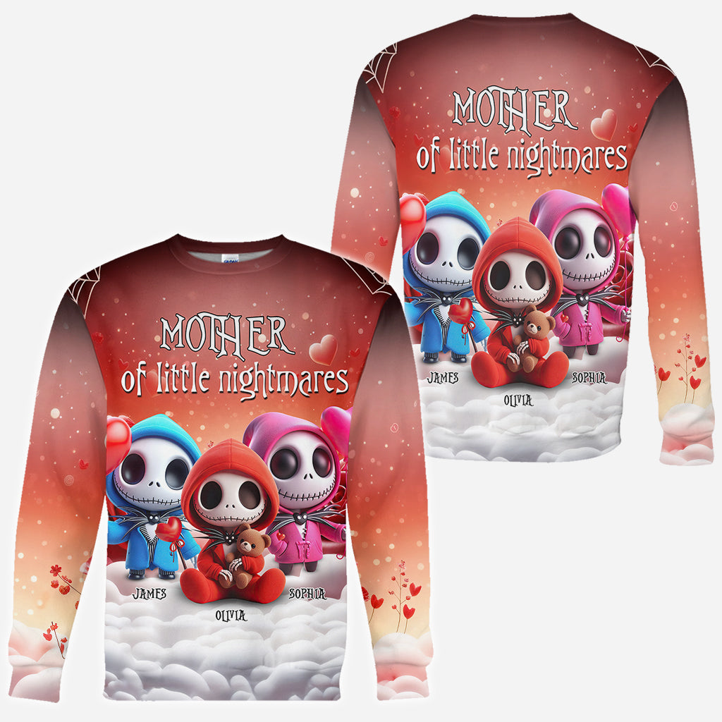 Mother Of Little Nightmares - Personalized Nightmare All Over Shirt