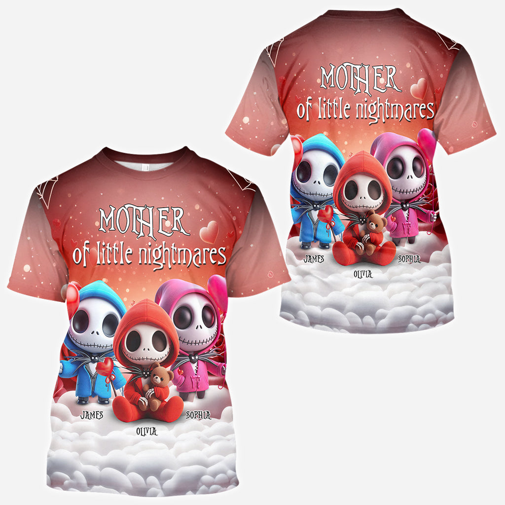 Mother Of Little Nightmares - Personalized Nightmare All Over Shirt