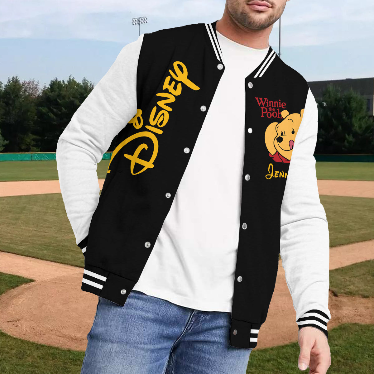Friends - Personalized Mouse Varsity Jacket
