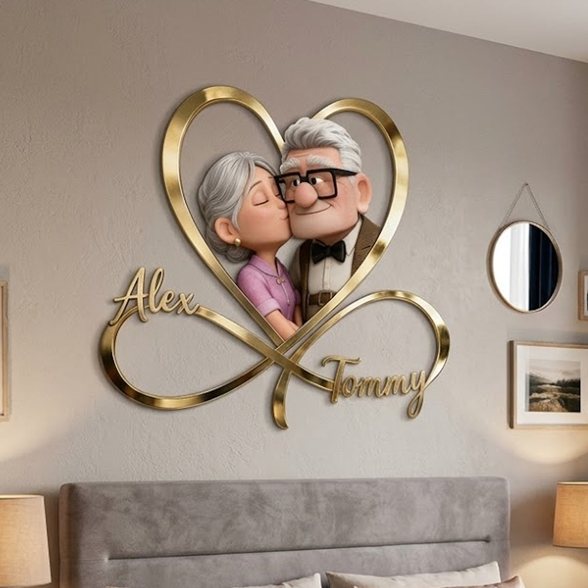 You're My Greatest Adventure - Personalized Up Movie Couple Cut Metal Sign