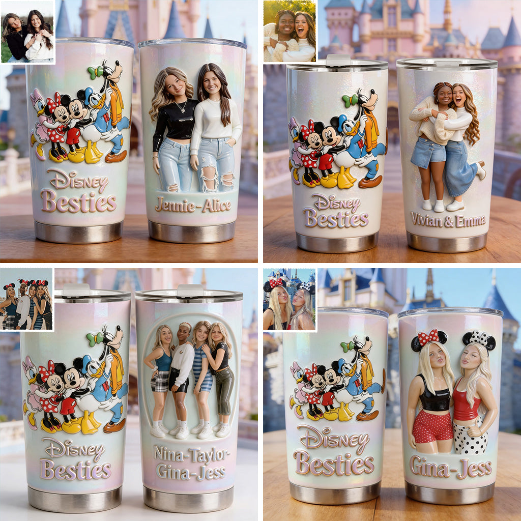 Magical Besties - Personalized Mouse Tumbler