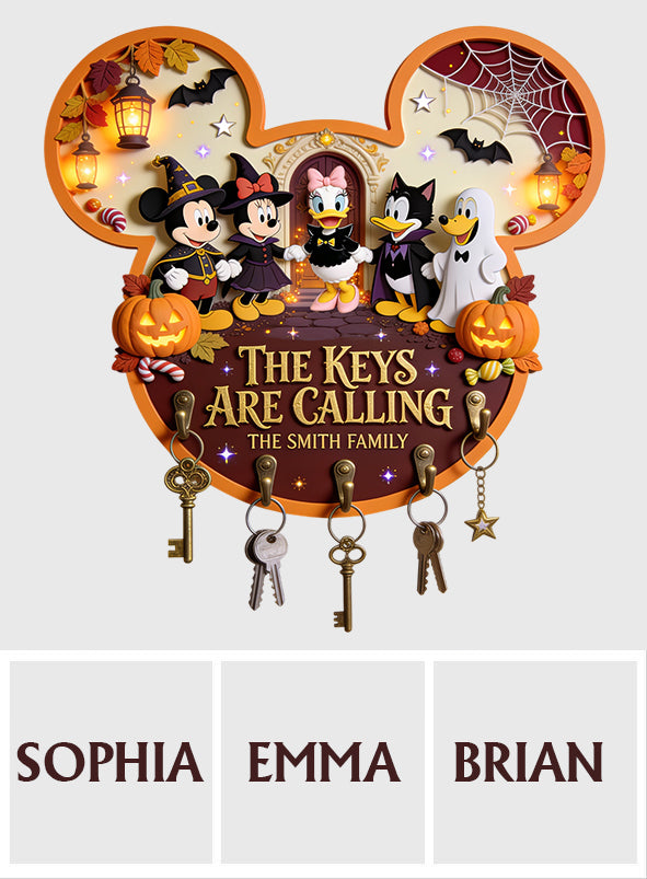 Halloween Vibes - Personalized Mouse Custom Shaped Hanging Rack