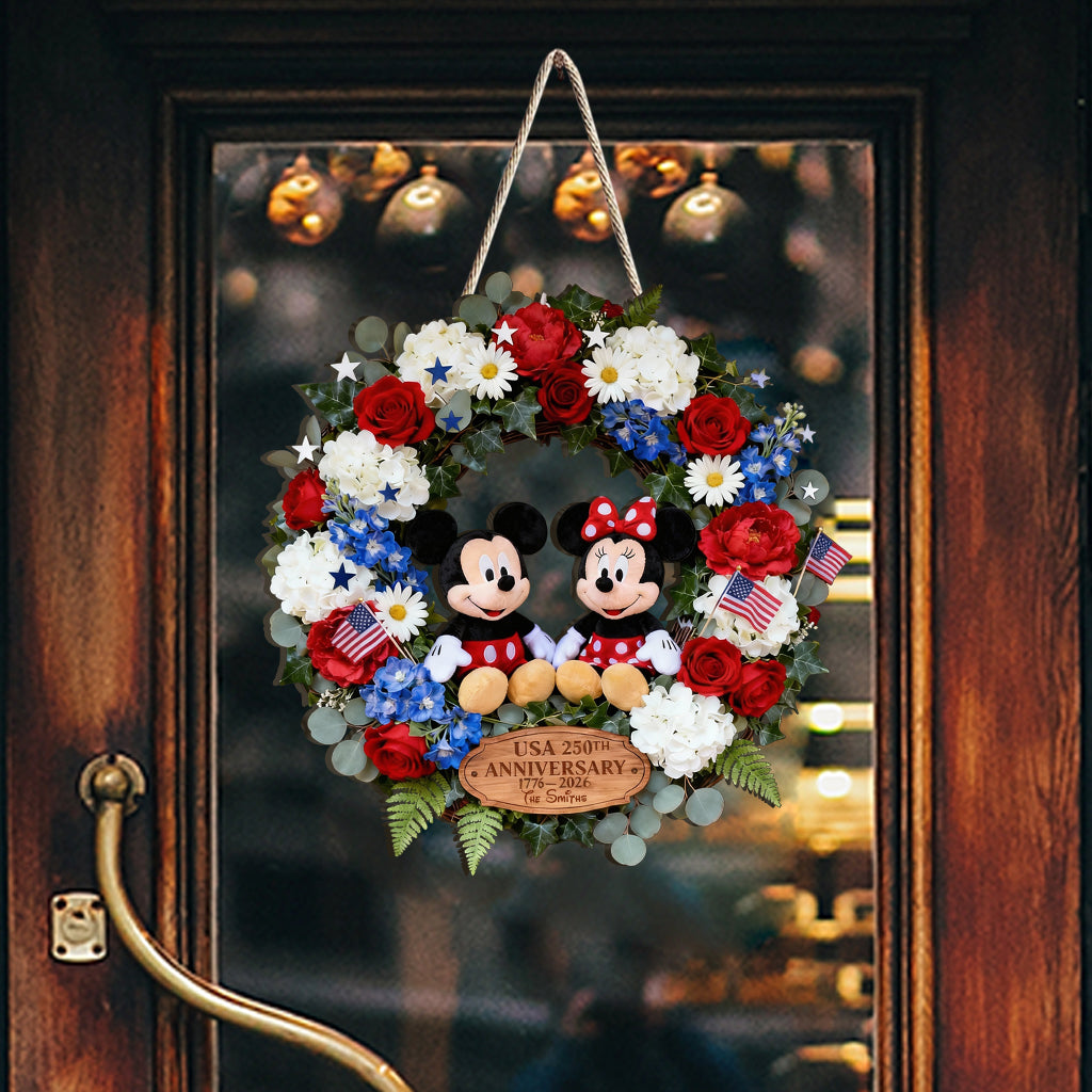 The Mouse Patrotic - Personalized Mouse Custom Shaped Wood Sign