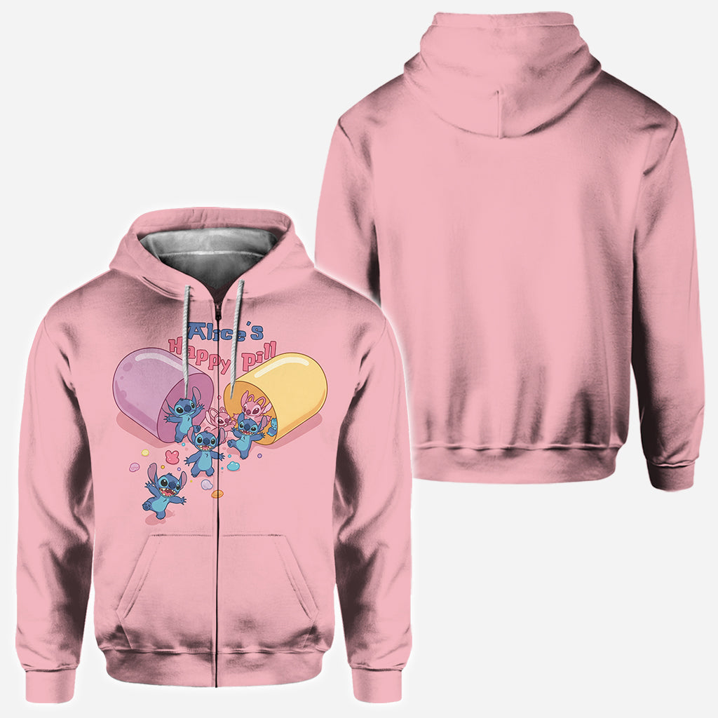 My Happy Pill - Personalized Ohana All Over Shirt