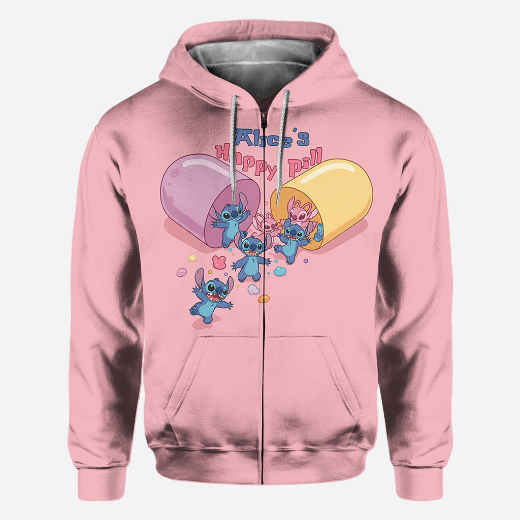 My Happy Pill - Personalized Ohana All Over Shirt