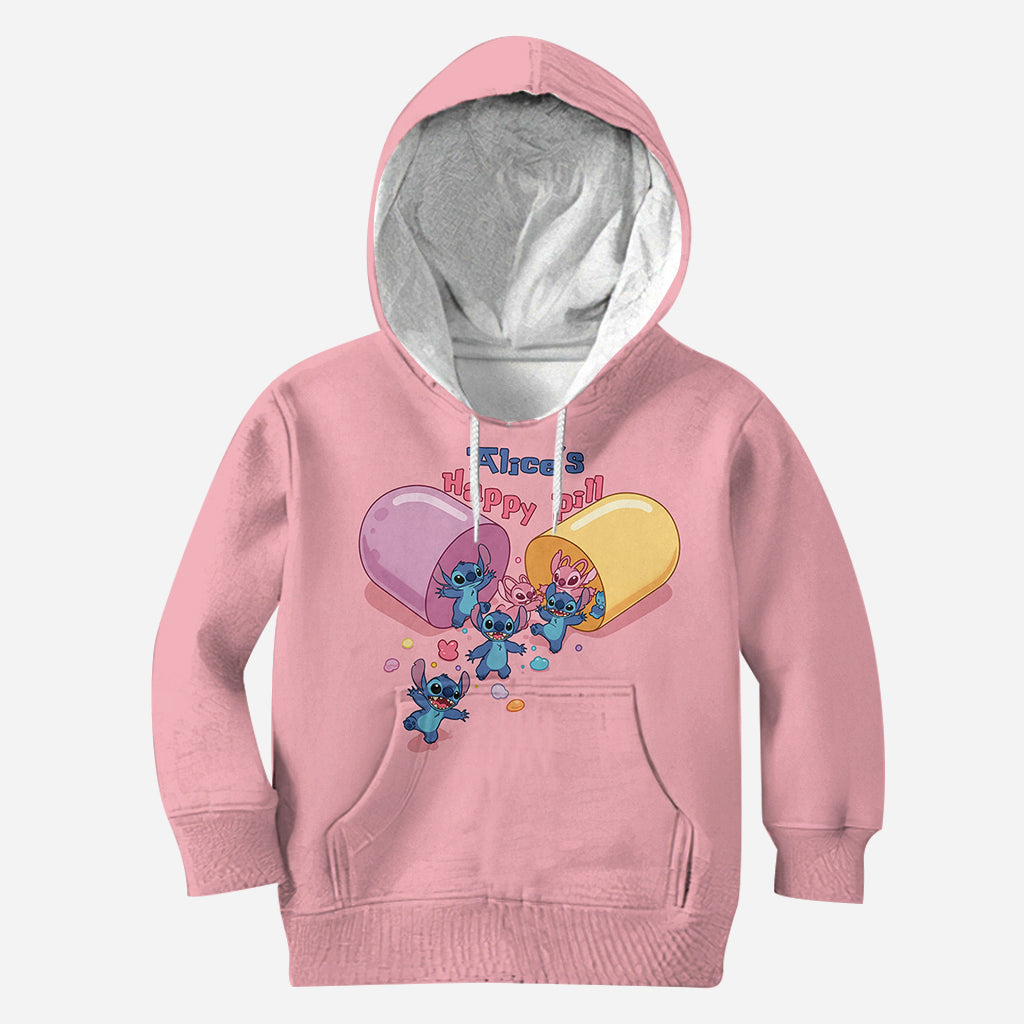 My Happy Pill - Personalized Ohana All Over Shirt