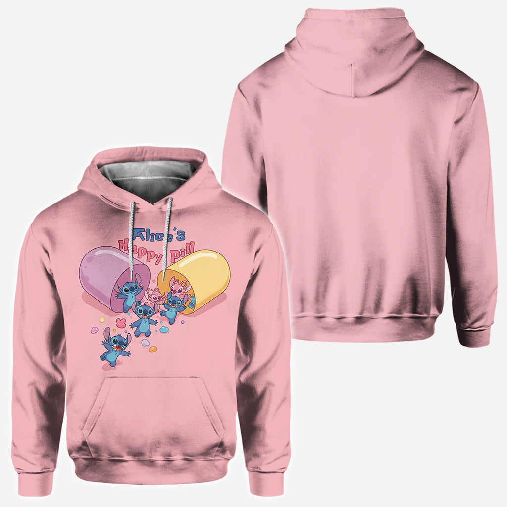 My Happy Pill - Personalized Ohana All Over Shirt