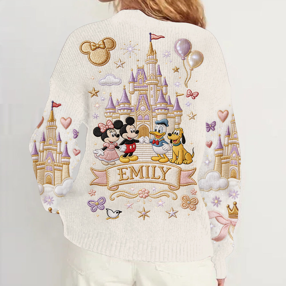 Magical Castle - Personalized Dream Trip Cardigan Sweater